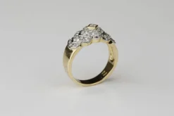 Bague 2 Ors Diamants
