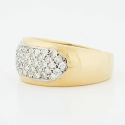 Bague 2 Ors Diamants