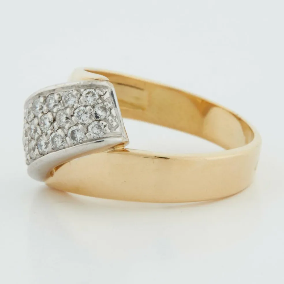 Bague 2 Ors Diamants