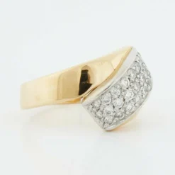 Bague 2 Ors Diamants