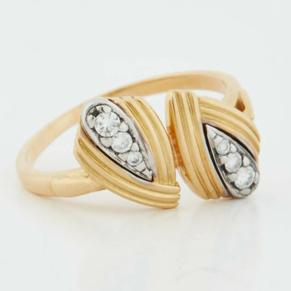 Bague 2 Ors Diamants