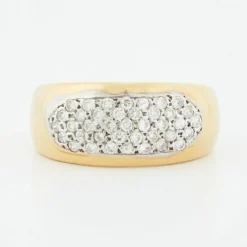 Bague 2 Ors Diamants