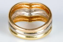 Bague 3 Ors Diamants