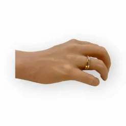 Bague 2 ors et diamant