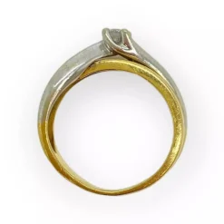 Bague 2 ors et diamant