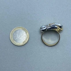 Bague 2 ors et diamants