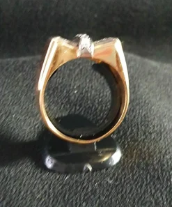 BAGUE PAPILLON OR JAUNE et DIAMANTS - EPOQUE 1945/1947