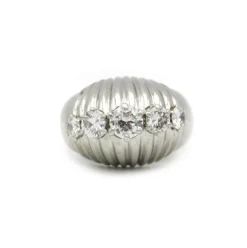 Bague - Platine et Diamants