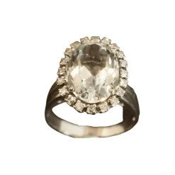Bague Aigue Marine et Diamants