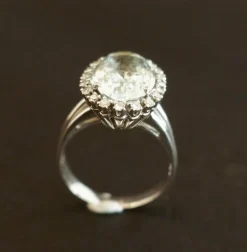 Bague Aigue Marine et Diamants