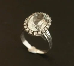 Bague Aigue Marine et Diamants