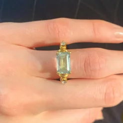 Bague Aigue-marine