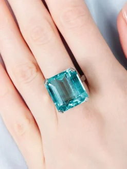 Bague Aigue-marine
