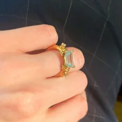 Bague Aigue-marine