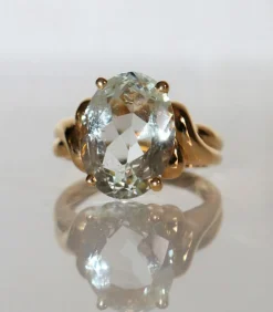 Bague aigue-marine