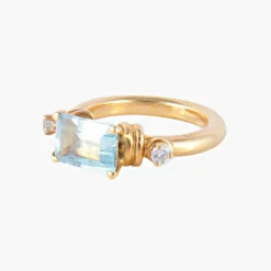 Bague Aigue-marine