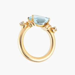 Bague Aigue-marine