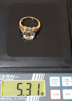 Bague aigue-marine