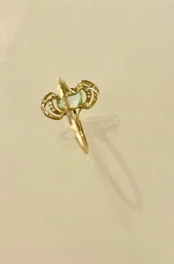Bague Aigue-Marine Diamants