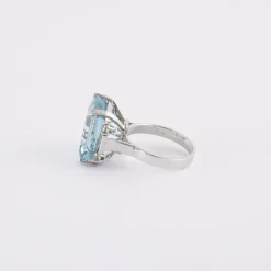 Bague Aigue-Marine Diamants
