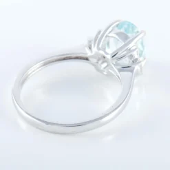 Bague Aigue-marine Diamants baguette