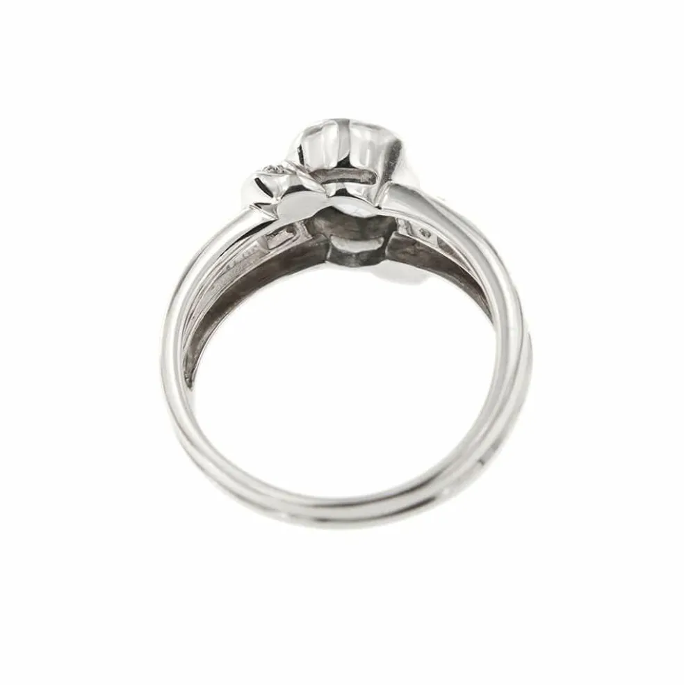 Bague aigue-marine diamants