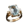 Bague Aigue-Marine et Diamants