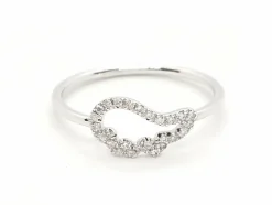 Bague Aile d'ange Or blanc Diamant