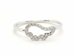 Bague Aile d'ange Or blanc Diamant
