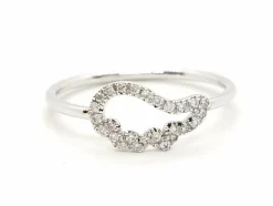 Bague Aile d'ange Or blanc Diamant
