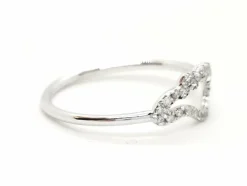 Bague Aile d'ange Or blanc Diamant