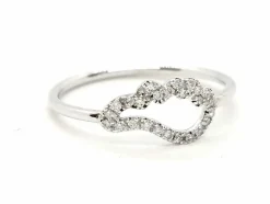 Bague Aile d'ange Or blanc Diamant