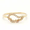 Bague Aile d'ange Or rose Diamant