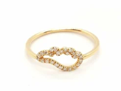 Bague Aile d'ange Or rose Diamant