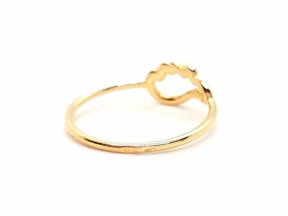 Bague Aile d'ange Or rose Diamant