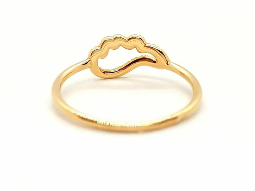 Bague Aile d'ange Or rose Diamant