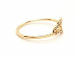 Bague Aile d'ange Or rose Diamant