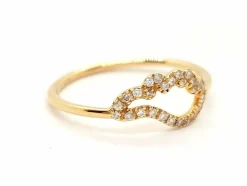 Bague Aile d'ange Or rose Diamant