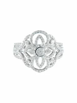 Bague Ajourée Diamants
