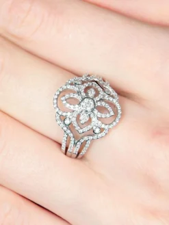Bague Ajourée Diamants