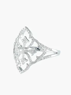 Bague Ajourée Diamants