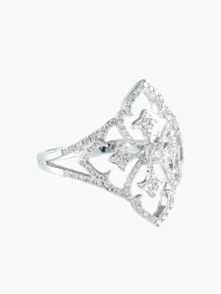 Bague Ajourée Diamants