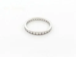bague alliance americaine t 54 34 diamants 1.1ct or blanc 18k en