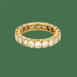 BAGUE ALLIANCE AMERICAINE OR JAUNE