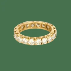 BAGUE ALLIANCE AMERICAINE OR JAUNE