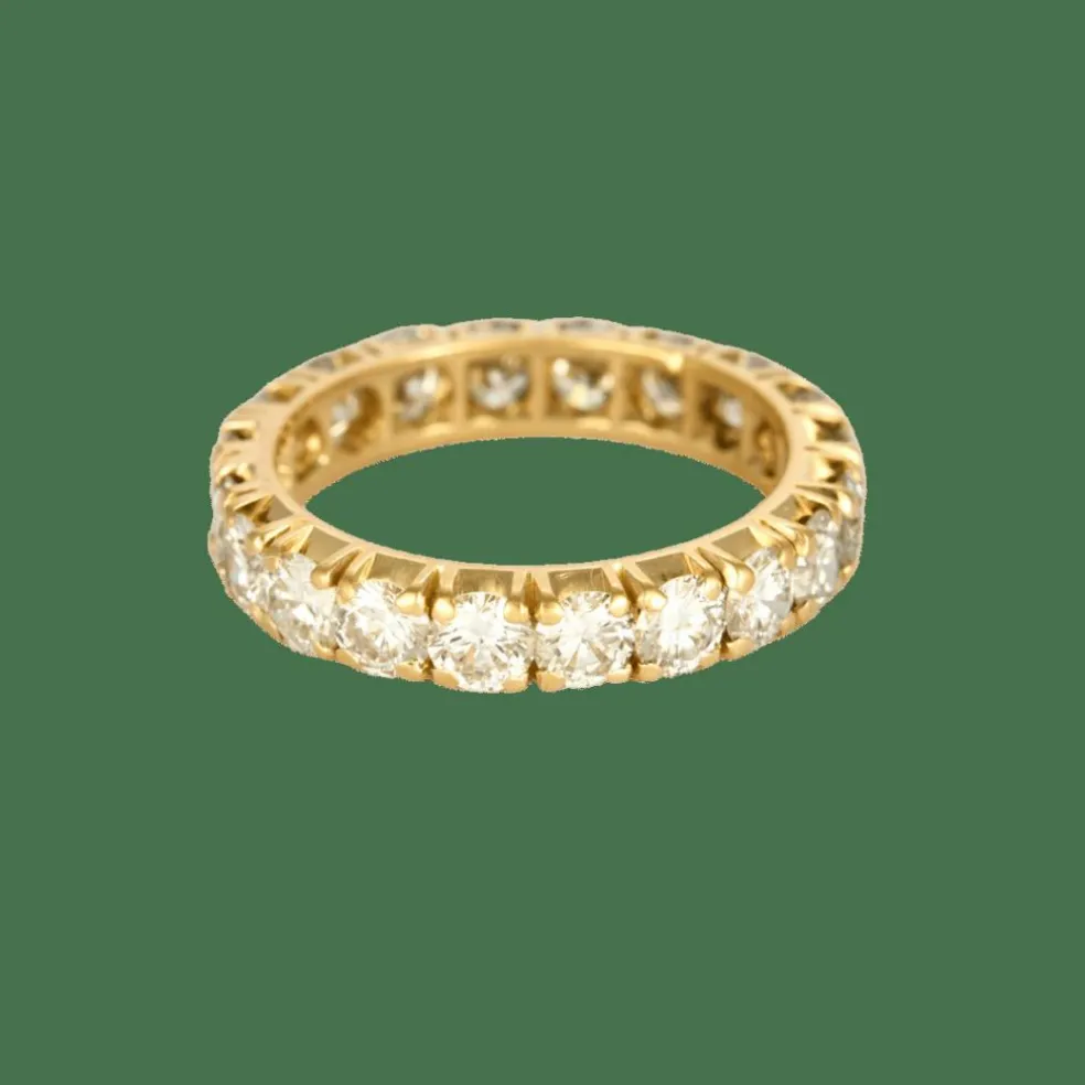 BAGUE ALLIANCE AMERICAINE OR JAUNE