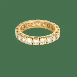 BAGUE ALLIANCE AMERICAINE OR JAUNE