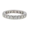 Bague Alliance américaine Or blanc Diamant