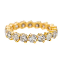 Bague Alliance américaine Or jaune Diamant