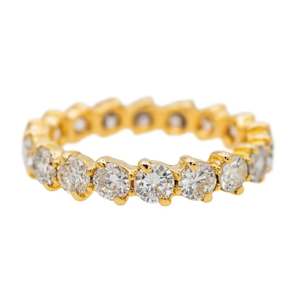 Bague Alliance américaine Or jaune Diamant
